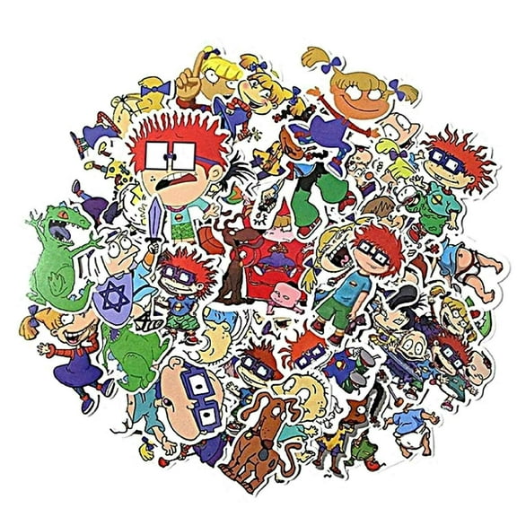 Rugrats Cartoon Set of 40 Assorted Stickers Decal Set