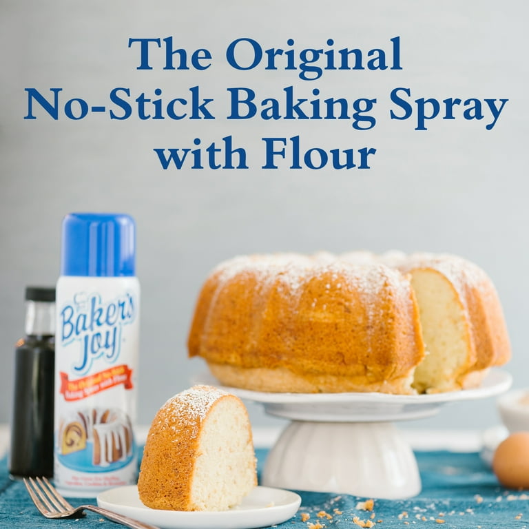 Baker's Joy Nonstick Flour-Based Baking Spray for Perfect Release