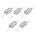 thumbnail image 3 of Cage de Leurre de Pêche, Panier de Cage d'Appât de Pêche en Acier Inoxydable 5Pcs pour la Rivière L, 3 of 8