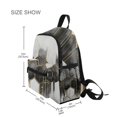 thumbnail image 3 of FORMRS School Backpack with Front Zippered Pocket 12" Student Travel Daypack, Gray Hexagons, 3 of 6