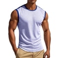 thumbnail image 3 of Bxsruta Men's Mesh Breathable Tank Top Sleeveless Crew Neck Quick Dry Casual Athletic Workout Gym Muscle Shirt, 3 of 8
