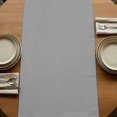 thumbnail image 5 of Black Chevron 108 Inch Table Runner, Geometric Grey Print Wavy Striped White Farmhouse Dresser Scarf Cotton & Linen Tablerunner for Dining/Kitchen Island/Holiday Party Décor 13" x 108", 5 of 9