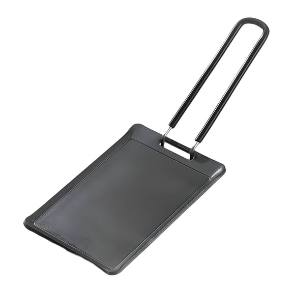 ACDANC Small Cast Iron Campfire Griddle,Rectangular Iron Pan,Portable Grill with Handle for Outdoor BBQ Cooking,Grilling and Frying Outdoor Camping