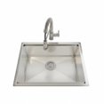 thumbnail image 1 of cm de Profundidaduradero 27 Inch Single Bowl Undermount Kitchen Basin 16 Gauge 304 Stainless Steel cm de Anchoorkstation con Sliding Accessories Profundo Basin para cm de Alturaogar RV, 1 of 6