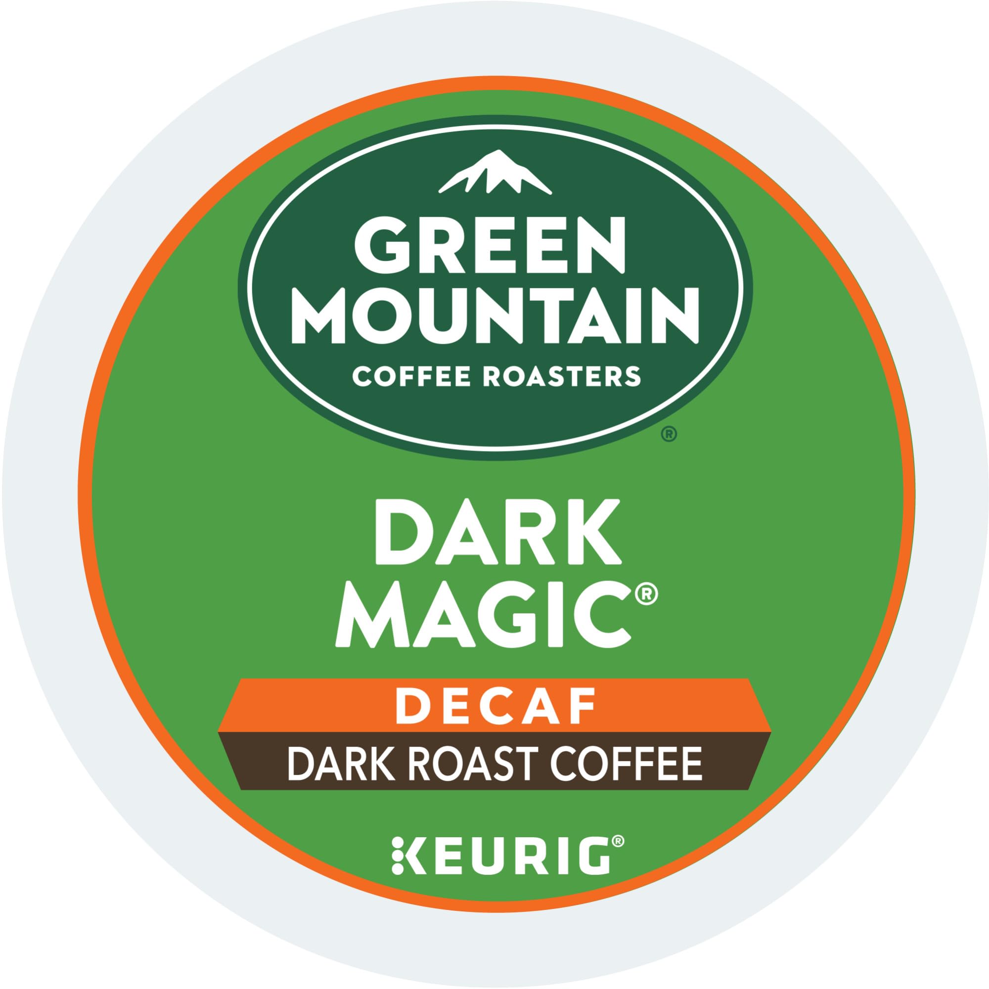 Green Mountain Coffee Dark Magic Decaf, Keurig Single Serve K-Cup Pods, Dark Roast Coffee, 60 Count, (6 Packs Of 10)