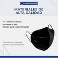 thumbnail image 4 of Pack de 500 Cubrebocas KN95 | Color Negro | Cubre Bocas Protección Alta Eficiencia 5 Capas de Filtración | Face Mask Ajuste Cómodo y Seguro, 4 of 6