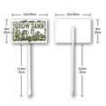thumbnail image 2 of Eveokoki Grow Dammit Garden Signs Decor- Aluminum Garden Stakes Sign Funny Gardening Gifts for Women Men and Gardeners (20.8 Inches Tall), 2 of 6