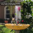 thumbnail image 4 of Garden Decoration Fountain, Simplicity & Solar Powered, 1.5W Floating Solar Water Feature for Bird Bath, Aquarium, and Pond with Water Shortage Protection, 4 of 6
