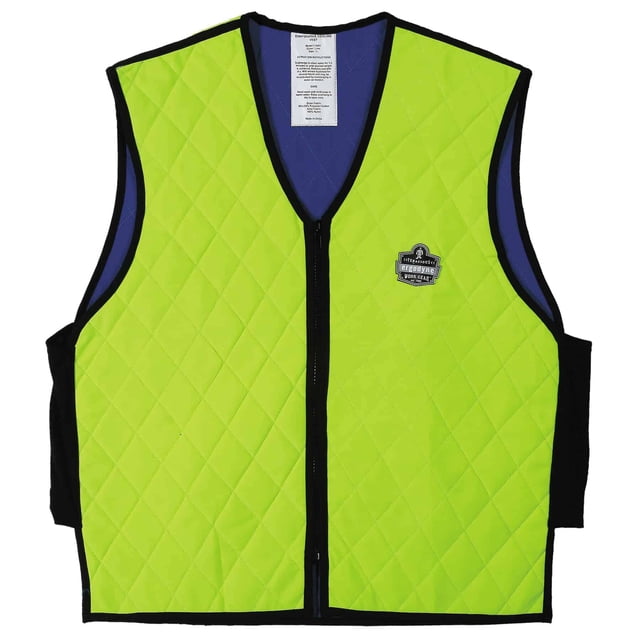 Chaleco refrescante para ropa de trabajo Ergodyne Embedded Polymers Lime XXL