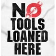 thumbnail image 2 of No Tools Loaned Here Mechanic Humor Unisex Fleece Graphic Zip Up Hoodie Brisco Brands 4X, 2 of 5