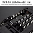 thumbnail image 2 of SSD Heatsink Radiator Cooler M.2 2280 NVME Heat Dissipation Pads (Grey), 2 of 7