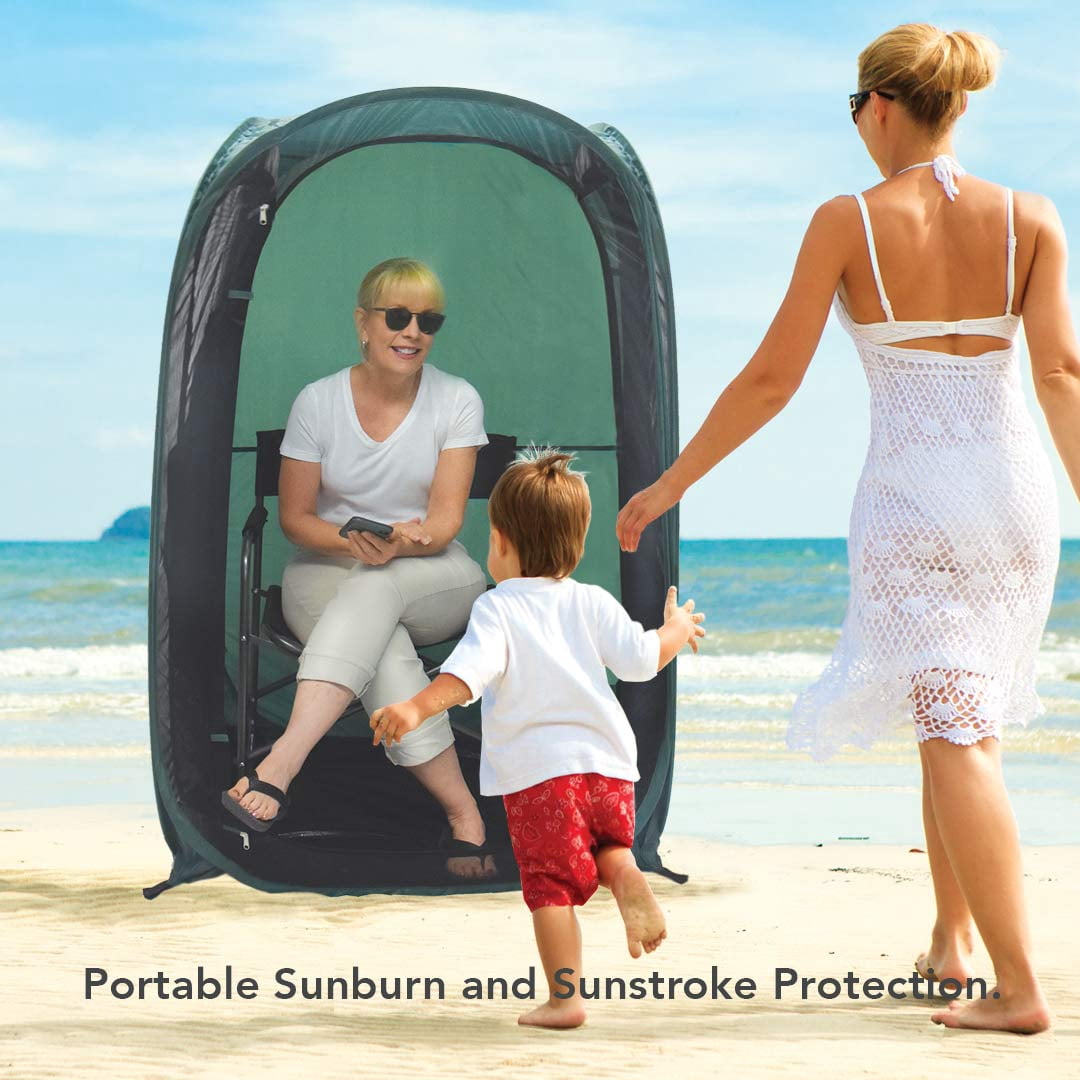 Under the Weather Instapod Mesh Instant Pop Up Personal Canopy