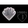 thumbnail image 3 of AMOYSTONE Selenite Bowl Crystal Charging Station Dish Shell Shape Hand Carved 4" for Healing Wicca, 3 of 7