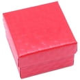 thumbnail image 1 of Cajitas de Aretes VelvRed 10Pzas Rojo 4x4x2.7cm Cartón Joyero., 1 of 3