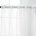 thumbnail image 3 of 1Pc Solid Color Modern Sheer Small Curtain for Kitchen and Living Room 52 x 36 Inch, 3 of 6