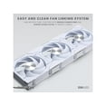 thumbnail image 5 of Phanteks D30-120 DRGB PWM FAN 3Pack, Premium D-RGB Performance Fans, ARGB/DRGB lighting, Daisy-chain Fan Linking system, White, 3Pack, 5 of 5