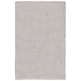 thumbnail image 6 of SAFAVIEH Express Juan Solid Plush Polyester Shag Area Rug, Silver, 5' x 8', 6 of 7