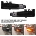 thumbnail image 3 of Luz LED de señal de giro dinámica para ala lateral, luz intermitente para espejo retrovisor, luz reflectora ahumada, compatible con Benz C/E/S/CLA/GLA/CLS, 3 of 5