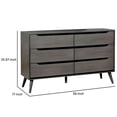 thumbnail image 5 of Benzara Splendiferously Minimal 6 Drawer Dresser, 5 of 6