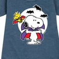 thumbnail image 3 of Peanuts - Snoopy Vampire and Woodstock - Toddler And Youth Girls Fleece Dress, 3 of 6