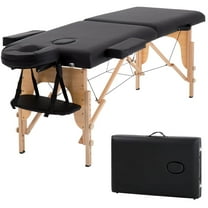 Massage Bed Spa Bed 73” Long Portable 2 folding W/ Carry Case Table Heigh Adjustable Salon Bed Face Cradle Bed