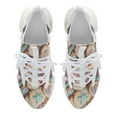 thumbnail image 6 of Snowman Christmas Tree Elk Breathable Sneakers Women Shoes Spring Light Flats Male Lace-up Walking Footwear, 6 of 8