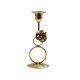 thumbnail image 2 of Candelabro romántico dorado con forma de anillo para mesa de boda o fiesta, accesorio decorativo de hierro, 2 of 6