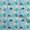 AquaBlue, variant on PolyesterSpandexFuschiaPinkFabricTropicalFloralWithBirdsSewingFabricByTheYardPrintedDiyClothingSewingSupplies56InchWide