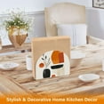 thumbnail image 6 of Yayeee Napkin Holder for Table Set of 2 Kitchen Paper Tissue Organization, White Abstract Shapes, 6 of 8