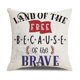 thumbnail image 3 of Juego de 4 fundas de almohada con bandera americana, celebración del Día de la Independencia Patriótica, palabras en inglés, funda de almohada, cojín, 3 of 4