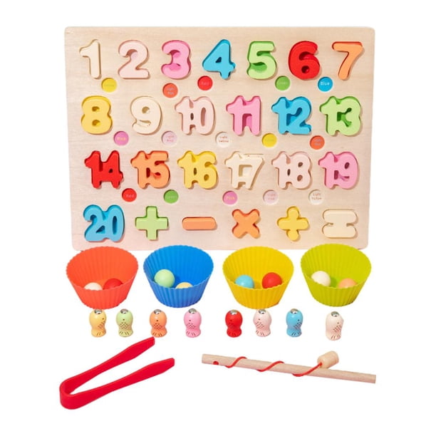 Juguetes Montessori de , juguetes educativos, juegos para niños, niños, niñas, niños, regalos para niños Número