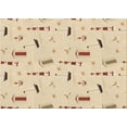 thumbnail image 1 of Ahgly Company Machine Washable Indoor Rectangle Transitional Vanilla Gold Area Rugs, 8' x 12', 1 of 7