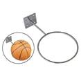 thumbnail image 4 of Soporte de Bola de Metal Sunnimix Estante de Exhibición de Montaje en Pared para Voleibol Fútbol Gimnasios en Casa Plata, 4 of 8