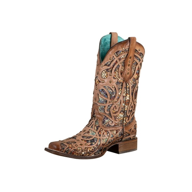 Corral Boots - Corral Multi Color Glitter Boots 11 - Walmart.com