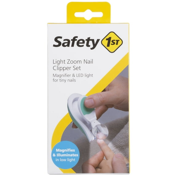 Safety 1st Light Zoom Nail Clipper Set, White, Infant