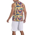 thumbnail image 2 of Naloa Butterfly 3 Basketball Jersey Reversible Men's Mesh Athletic Sports Shirts Training Practice S-4XLX-Large, 2 of 6