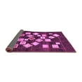 thumbnail image 2 of Ahgly Company Indoor Square Oriental Purple Modern Area Rugs, 7' Square, 2 of 4
