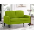 thumbnail image 7 of BEEY Modern Loveseat Sofa, 53" Small Loveseat for Small Spaces, Linen Fabric Tufted 2 Seater Sofa Couch for Living Room Bedroom, Green, 7 of 7