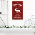 thumbnail image 7 of LifeSong Milestones "The North Pole" Inspirational Red Wood Christmas Wall Art Decor for Home, 7 of 7