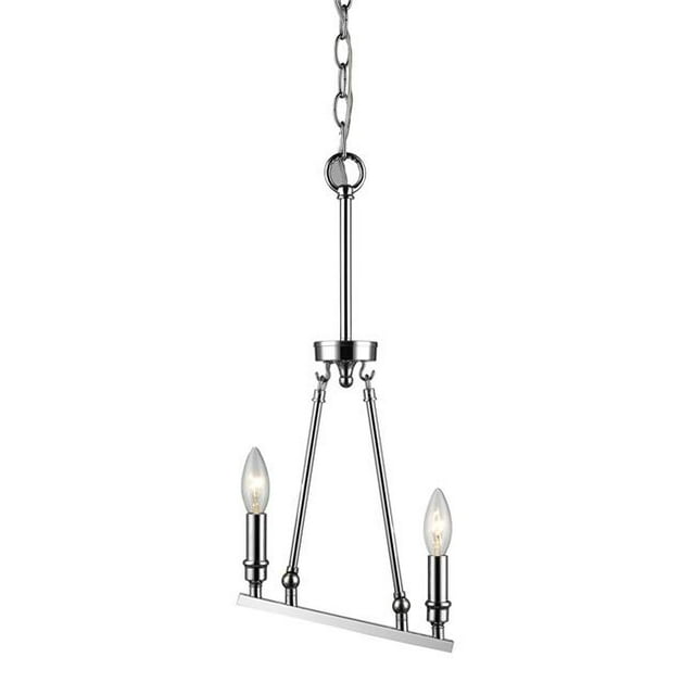 Golden Lighting 2360-M1L CH Garvin CH Mini Pendentif&44; Argent