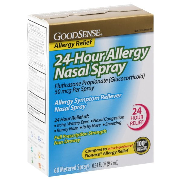 GoodSense 24Hour Allergy Nasal Spray for Runny Nose and Allergy Relief