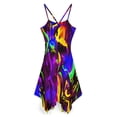 thumbnail image 2 of Rave Rainbow of Glow Stick Fire Dress Elegant Party Dresses Evening Dresses Women Dress Long Dresses Sleeveless Dress Ladies Dresses, 2 of 4