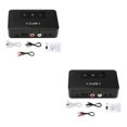 thumbnail image 2 of Moyic Bluetooth receptor Bluetooth recibir transmitir en un adaptador de audio para automóvil Sin Negro 2piezas, 2 of 6