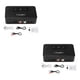 thumbnail image 3 of Injueey Receptor Receptor de audio estéreo inalámbrico para automóvil 3 .5 mm a 2 RCA Adaptador de audio Bluetooth -compatible para Negro 2Conjunto, 3 of 6