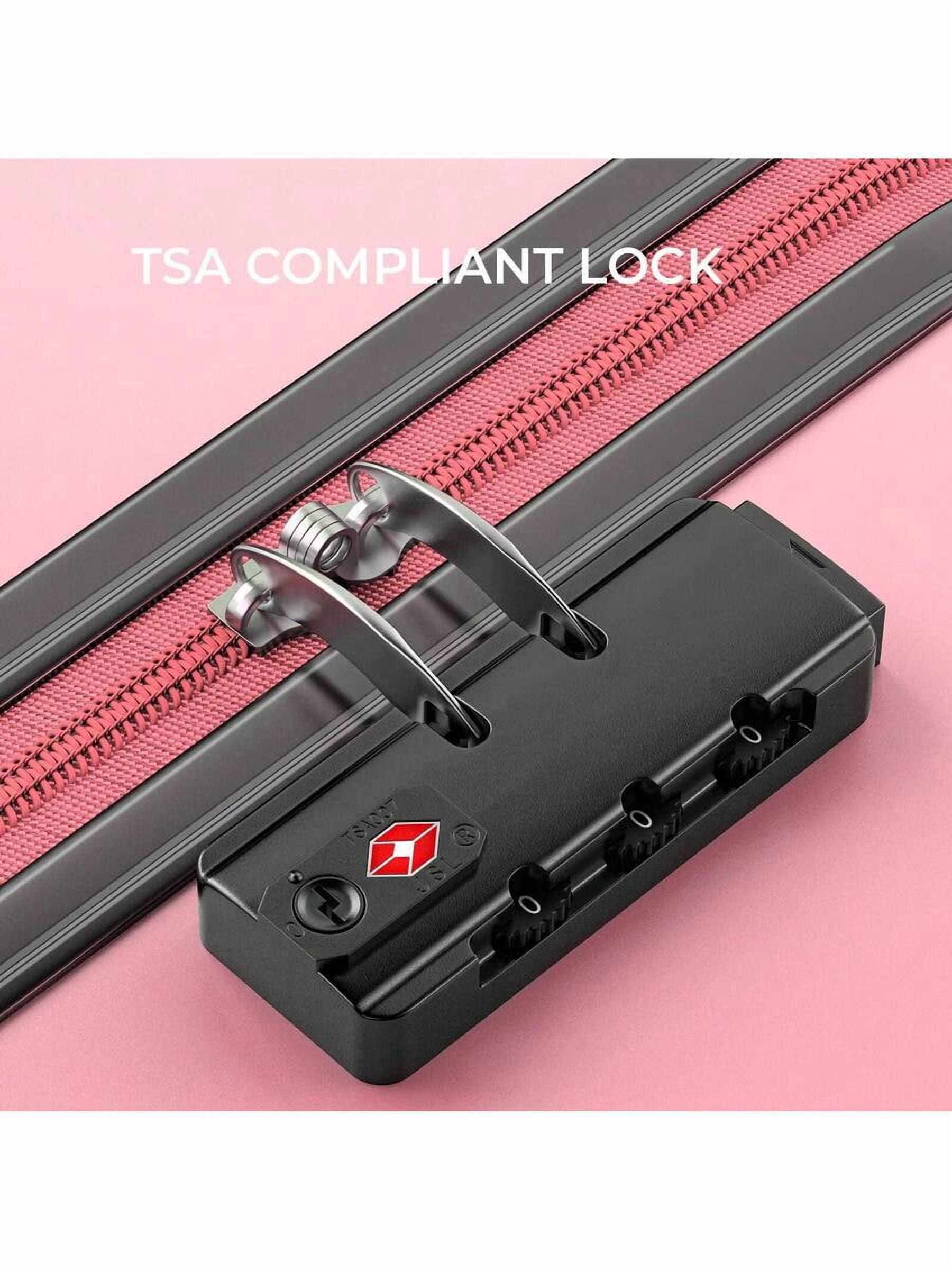 20/Inch Carry-On Suitcase With Spinner Wheels,Hard Shell Suitcases,Lightweight Rolling Luggage For Women,Equipped With 360° Spinner Wheels, TSA Lock,