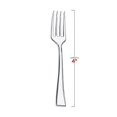 thumbnail image 6 of Smarty 4" Clear Mini Plastic Disposable Dessert Forks 960ct, 6 of 7