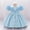 Sky Blue, variant on Zecgelong Elegant Satin Bow Dress For Baby Girls Christening Birthday Party Gown Girls Birthday Dresses Size 18-24 Months Gold
