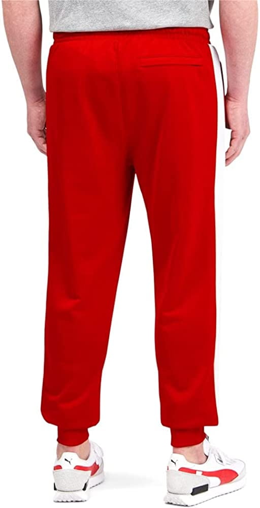 PUMA Men\'s Iconic T7 Track Pants RED-L