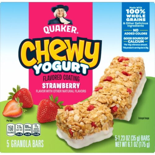 Quaker Strawberry Chewy Yogurt Granola Bars