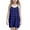 Blue, variant on AUNVITO Girls Backless Sleeveless Strappy Plaid Dress with Pockets